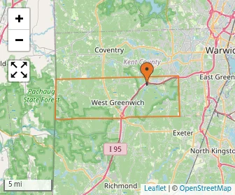 Area schools map